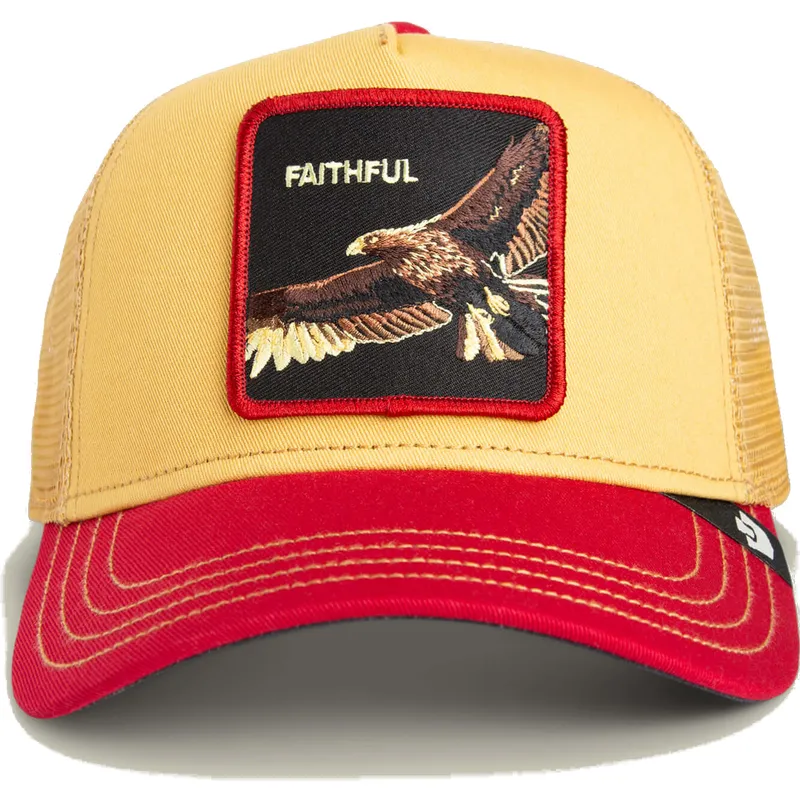 goorin-bros-the-farm-the-faithful-eagle-sport-gelbe-und-rote-trucker-kappe-mit-adler