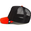 casquette-trucker-noire-et-orange-renard-good-looks-sport-the-farm-goorin-bros