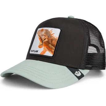 Schwarze Trucker-Kappe Eidechse The Outlaw Sport The Farm von Goorin Bros.