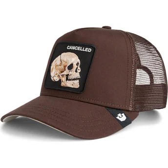 Καφέ καπέλο trucker με νεκροκεφαλή The Cancelled Skull...