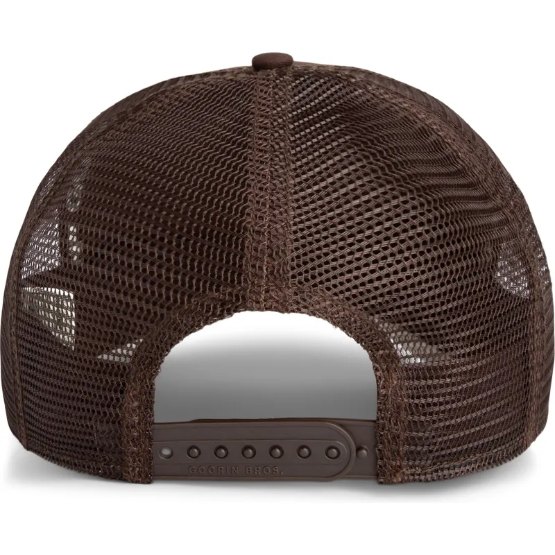 czapka-trucker-brazowa-czaszka-the-cancelled-skull-grit-the-farm-od-goorin-bros