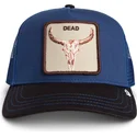 goorin-bros-ox-two-tone-skull-grit-the-farm-blue-and-black-trucker-hat