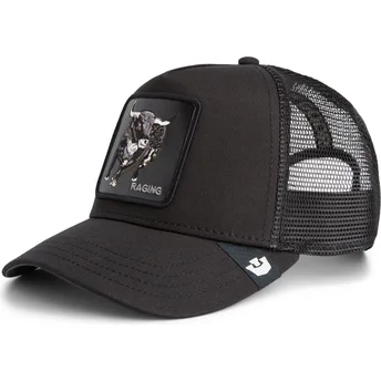 Casquette trucker noire bull Raging The Farm Goorin Bros.
