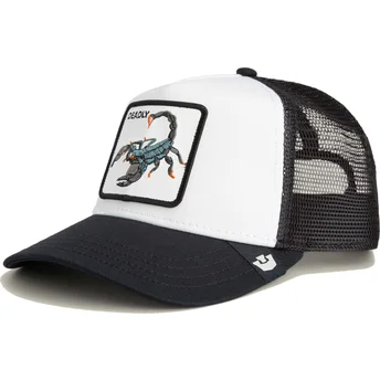 Goorin Bros. Scorpion Deadly The Farm White and Black Trucker Hat