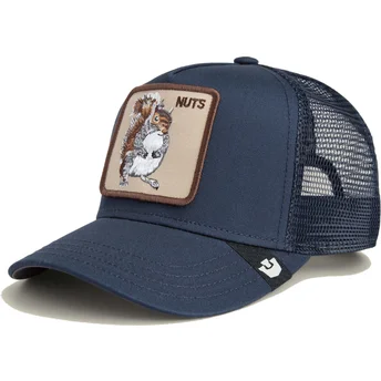 Casquette trucker bleue marine pour enfant écureuil Nuts Mini The Farm Goorin Bros.