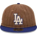 regulowana-brazowo-niebieska-czapka-z-daszkiem-9fifty-retro-crown-wool-pinstripe-los-angeles-dodgers-mlb-od-new-era