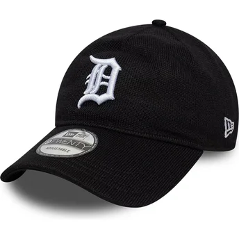 Casquette courbée noire ajustable 9TWENTY Merino Wool Detroit Tigers MLB New Era
