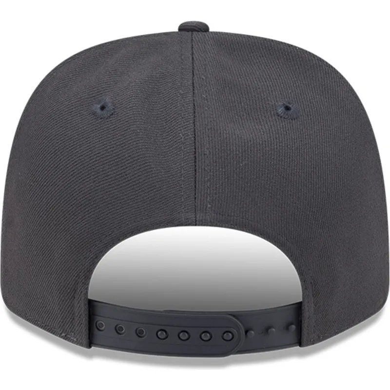 graue-curved-snapback-kappe-9seventy-stretch-snap-stated-der-vegas-golden-knights-nhl-von-new-era