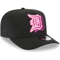 gorra-curva-negra-snapback-9fifty-a-frame-neon-de-detroit-tigers-mlb-de-new-era