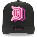 gorra-curva-negra-snapback-9fifty-a-frame-neon-de-detroit-tigers-mlb-de-new-era