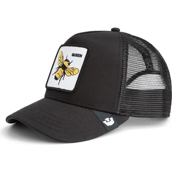 Schwarze Trucker-Kappe Biene Queen Bee von Goorin Bros.
