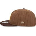 brun-justerbar-platt-keps-9fifty-retro-crown-wool-pinstripe-san-diego-padres-mlb-fran-new-era