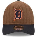 regulowana-brazowo-granatowa-czapka-z-daszkiem-9twenty-a-frame-wool-pinstripe-detroit-tigers-mlb-od-new-era