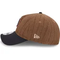 justerbar-9twenty-a-frame-wool-pinstripe-brun-och-marinbla-kurvad-keps-detroit-tigers-mlb-fran-new-era