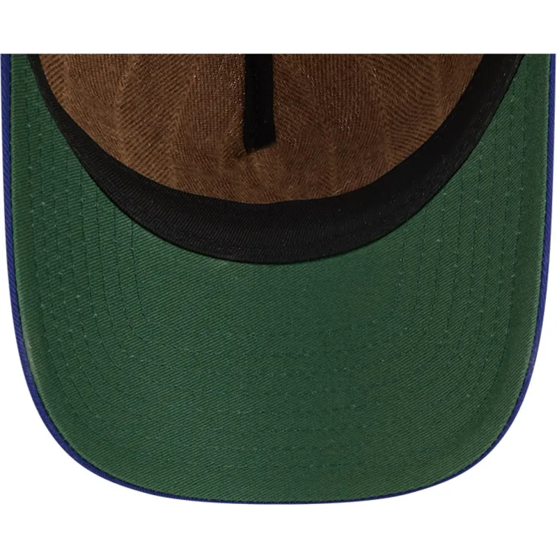 brun-och-marinbla-bojd-keps-justerbar-9twenty-a-frame-wool-pinstripe-fran-detroit-tigers-mlb-av-new-era