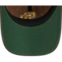 san-diego-padres-mlb-new-era-9twenty-a-frame-wool-pinstripe-verstellbare-braune-kappe