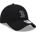 casquette-courbee-noire-ajustable-9twenty-merino-wool-boston-red-sox-mlb-new-era
