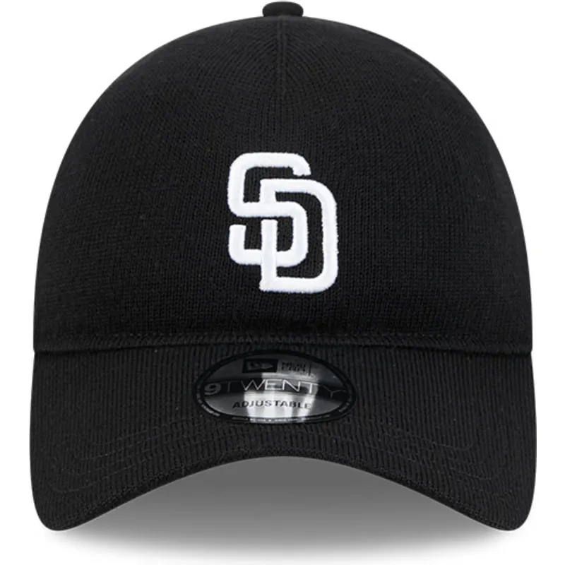 svart-bojd-justerbar-keps-9twenty-merino-wool-fran-san-diego-padres-mlb-av-new-era