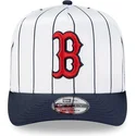 vit-och-marinbla-kurvad-keps-snapback-9fifty-a-frame-satin-pinstripe-boston-red-sox-mlb-fran-new-era