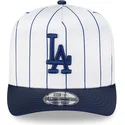 los-angeles-dodgers-mlb-new-era-9fifty-a-frame-satin-pinstripe-vit-och-bla-snapback-bojd-keps