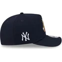 new-era-mlb-new-york-yankees-9fifty-a-frame-emblem-snapback-kappe-mit-gebogenem-schirm-in-marineblau