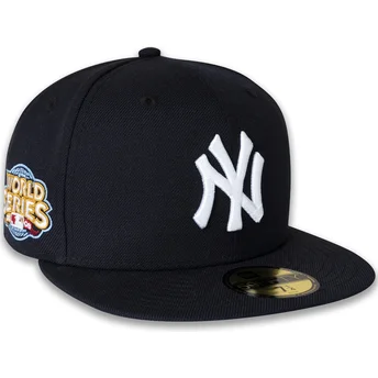 Σκούρο μπλε εφαρμοστό καπέλο 59FIFTY World Series 2009 Side Patch των New York Yankees MLB από την New Era