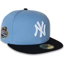 new-era-new-york-yankees-mlb-59fifty-world-series-2003-seitenaufnaher-blaue-flat-cap