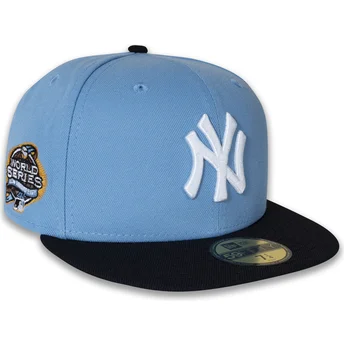 New Era New York Yankees MLB 59FIFTY World Series 2003 Seitenaufnäher blaue Flat Cap.