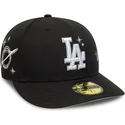 59fifty-los-angeles-dodgers-mlb-planet-icon-schwarze-angepasste-kappe-mit-gebogenem-schirm-von-new-era