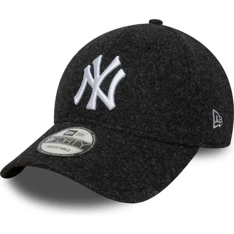 schwarze-snapback-kappe-9forty-melton-wool-der-new-york-yankees-mlb-von-new-era