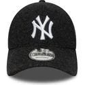 new-era-new-york-yankees-mlb-9forty-melton-wool-snapback-schwarze-curved-cap