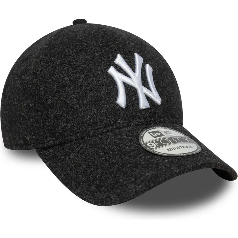 schwarze-snapback-kappe-9forty-melton-wool-der-new-york-yankees-mlb-von-new-era