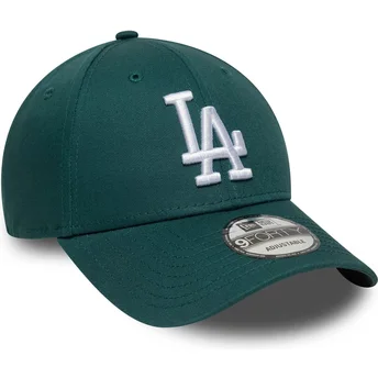 Verstellbare grüne 9FORTY League Essential Kappe der Los Angeles Dodgers MLB von New Era