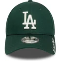 verstellbare-grune-9forty-kappe-mit-gebogenem-schirm-und-visor-script-der-los-angeles-dodgers-mlb-von-new-era