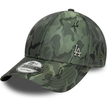 Verstellbare 9FORTY Flawless Pin Los Angeles Dodgers MLB Camouflage-Kappe mit gebogenem Schirm von New Era
