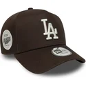 los-angeles-dodgers-mlb-new-era-9forty-e-frame-side-patch-brun-snapback-bojd-keps