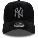 schwarze-verstellbare-9forty-e-frame-cord-kappe-der-new-york-yankees-mlb-von-new-era