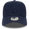 marinbla-snapbackbojd-keps-med-marinbla-logotyp-9forty-e-frame-melton-los-angeles-dodgers-mlb-fran-new-era
