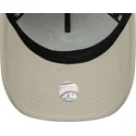 beige-gebogener-snapback-cap-mit-logo-beige-9forty-e-frame-tonal-icon-von-los-angeles-dodgers-mlb-von-new-era