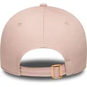 justerbar-rosa-bojd-keps-for-kvinnor-9forty-metallic-logo-new-york-yankees-mlb-fran-new-era