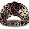 casquette-courbee-leopard-ajustable-pour-femme-9forty-lion-velour-new-york-yankees-mlb-new-era