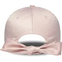 new-era-new-york-yankees-mlb-9forty-satin-bow-back-verstellbare-rosa-kappe-fur-damen-mit-rosa-logo
