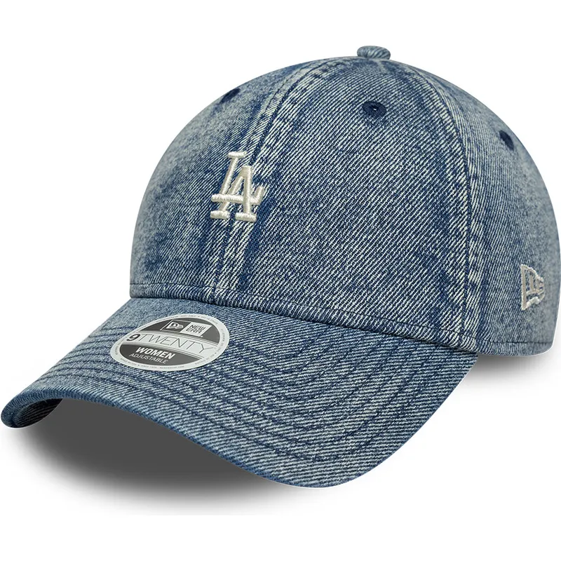 bla-bojd-justerbar-keps-for-dam-9twenty-denim-fran-los-angeles-dodgers-mlb-av-new-era