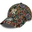 czapka-z-zakrzywionym-daszkiem-wielokolorowa-regulowana-damska-9twenty-floral-new-york-yankees-mlb-od-new-era