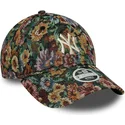 czapka-z-zakrzywionym-daszkiem-wielokolorowa-regulowana-damska-9twenty-floral-new-york-yankees-mlb-od-new-era