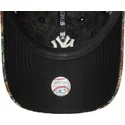 new-era-new-york-yankees-mlb-9twenty-floral-verstellbare-mehrfarbige-damen-cap-mit-gebogenem-schirm