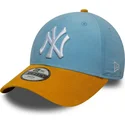 verstellbare-blaue-und-braune-kinder-cap-9forty-cord-der-new-york-yankees-mlb-von-new-era