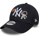 new-era-new-york-yankees-mlb-9forty-space-icon-morkbla-justerbar-bojd-keps-for-barn