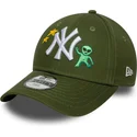 verstellbare-grune-kinder-cap-9forty-space-icon-new-york-yankees-mlb-von-new-era