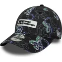 schwarze-verstellbare-kinder-cap-9forty-space-all-over-print-von-new-era